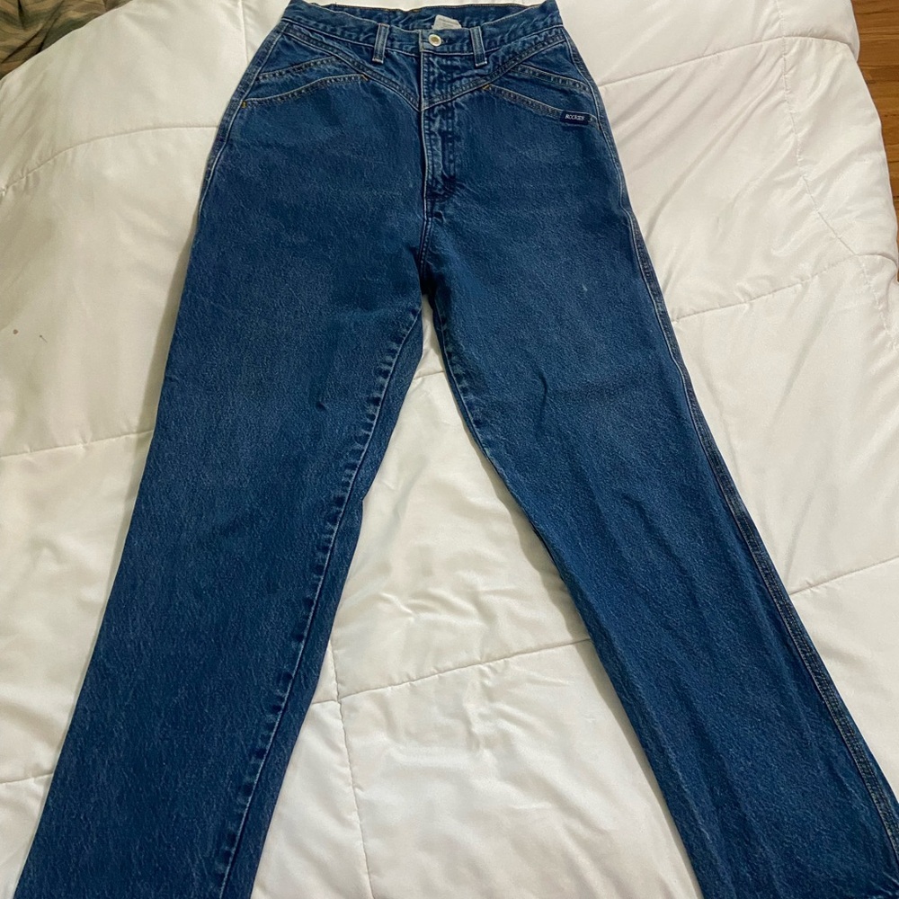 Rockies Blue Straight Leg Jeans Classic Style